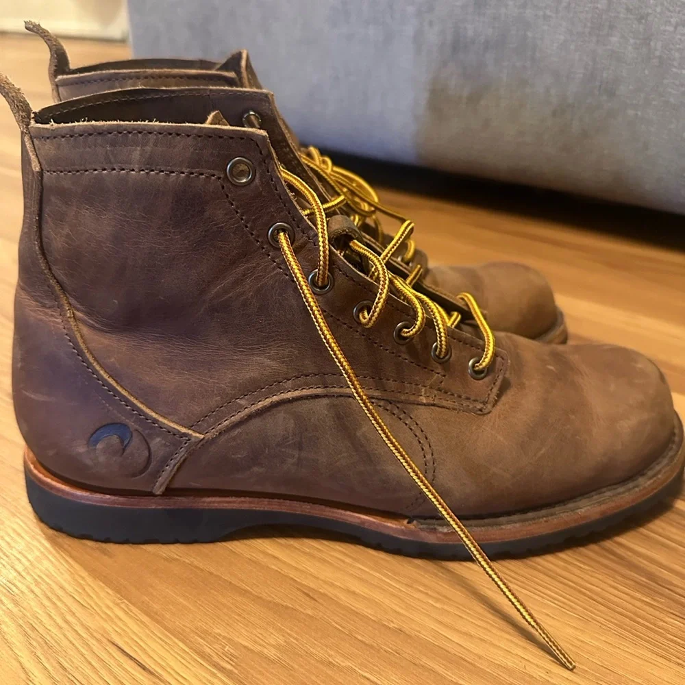 Origin Brown Leather Men's Boots Sz 11 - Picture 2 of 7